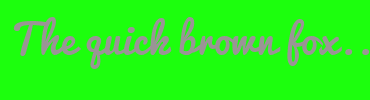 Image with Font Color 9A9595 and Background Color 1CFF0D